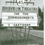 Entrance marquee, showing 