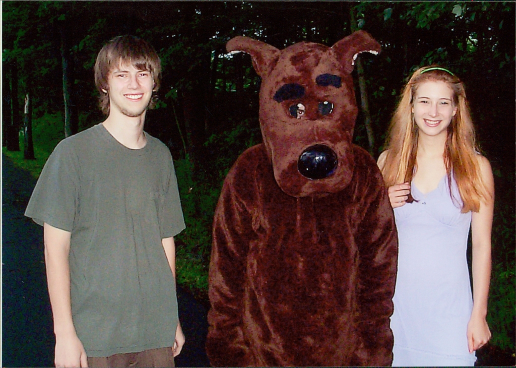 Dressed up for Scooby-Doo